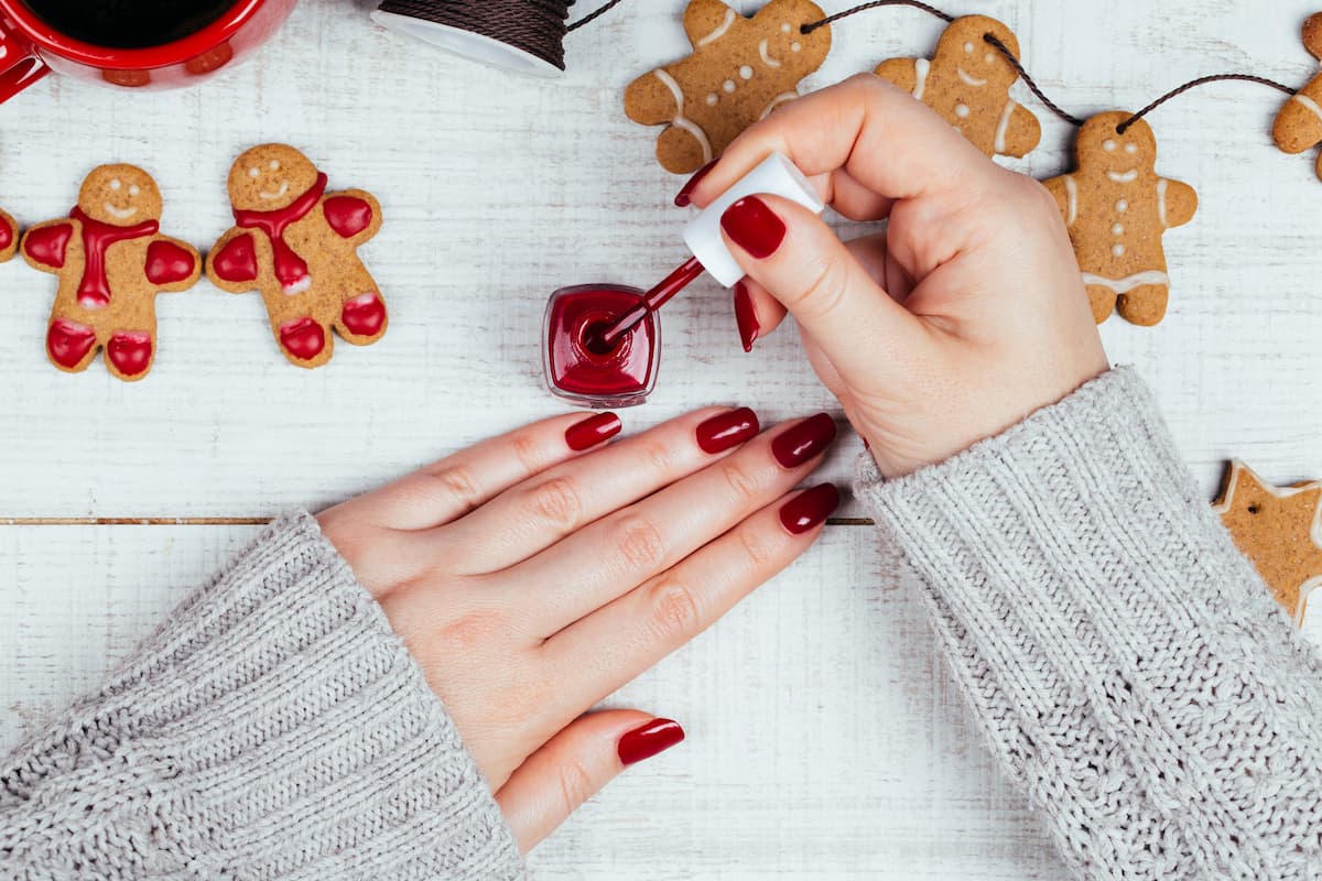 ongles de noel
