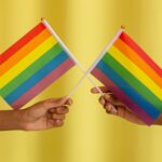 Drapeau arc-en-ciel représentant la diversité LGBT